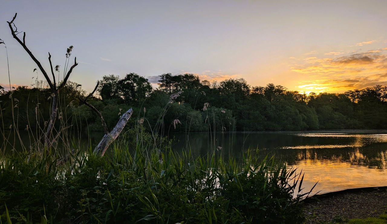 Early Sunriseover Bay Pond in Godstone