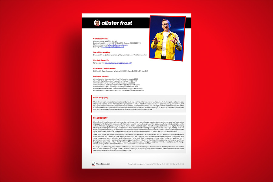 Allister Frost Biography